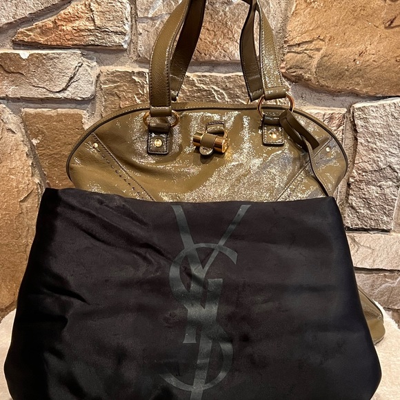 Yves Saint Laurent Large Muse Bag (Grey) - Picture 2 of 6